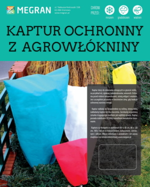 Kaptur dla roślin z agrowłókniny zimowej – 0,6 x 0,8 m 3 szt. Megran