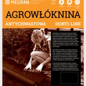 Agrowłóknina Antychwastowa Horti-Line – Czarna – 1,6 x 10 m