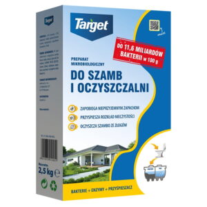 Preparat oczyszczający i udrażniający oczyszczalnie przydomowe i szamba – 2,5 kg Target