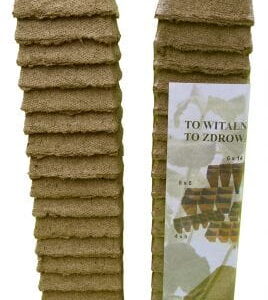 Doniczki Torfowe – Kwadratowe – 6x6 cm 20 szt.