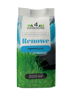 Mieszanka Traw Gazonowych Do Dosiewki i Regeneracji – Renove – 5 kg 4Gardens
