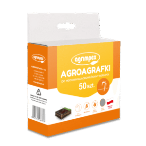 Agro-Agrafka 15 x 5 x 5 cm - Srebrna 50 szt.