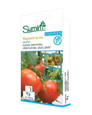 Signum 33 WG – na zarazę ziemniaka, alternariozę i szarą pleśń – 10 g Sumin
