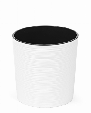 Osłonka doniczka dłuto Ø300 mm Malwa – biała – Lamela