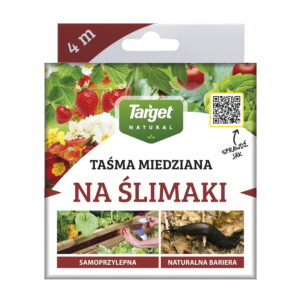 Taśma miedziana odstraszająca ślimaki – 4 m Target