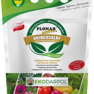 Plonar Active uniwersalny – ekologiczny nawóz granulowany – 3 kg Ekodarpol