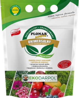 Plonar Active uniwersalny – ekologiczny nawóz granulowany – 3 kg Ekodarpol