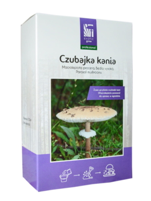 Grzybnia do ogrodu – Czubajka Kania – 750 ml Exotic Grow