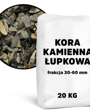 Kora kamienna łupkowa 30-60 mm – 20 kg