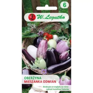 Bakłażan Mieszanka Odmian 0,5 g Legutko