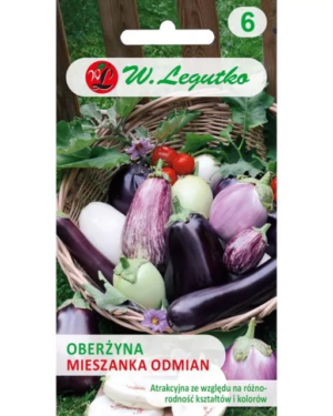 Bakłażan Mieszanka Odmian 0,5 g Legutko