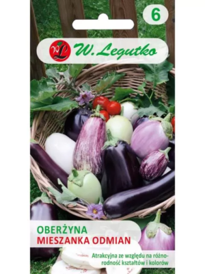 Bakłażan Mieszanka Odmian 0,5 g Legutko