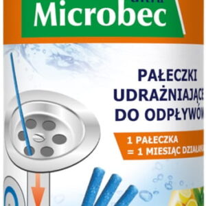 Pałeczki udrażniające do odpływów Microbec -12 szt Bros