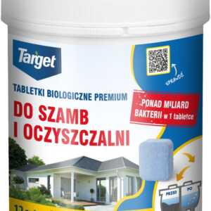 Tabletki Biologiczne Premium Do Szamba i Oczyszczalni – 12 szt. Target
