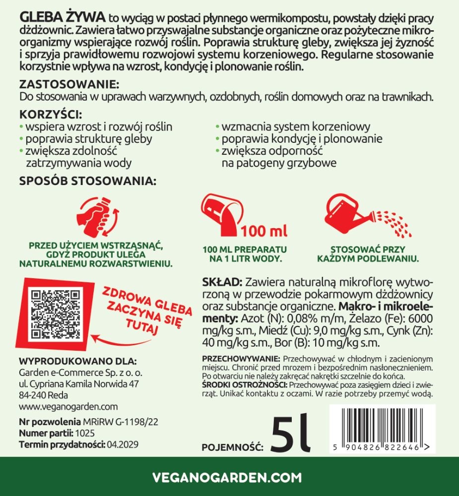 etykieta tył 5 l